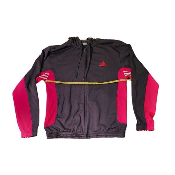 Adidas Mens Active360 Black & Red Full-Zip Hoodie Jacket XL - Picture 7 of 9